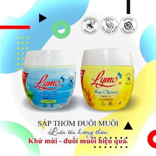 sáp thơm đuổi muỗi lymo hương hoa hồng và hoa nhài thơm ngát