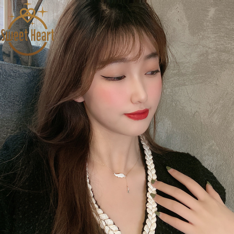 vòng cổ Mặt Hình Giọt Nước Đính Đá Thời Trang