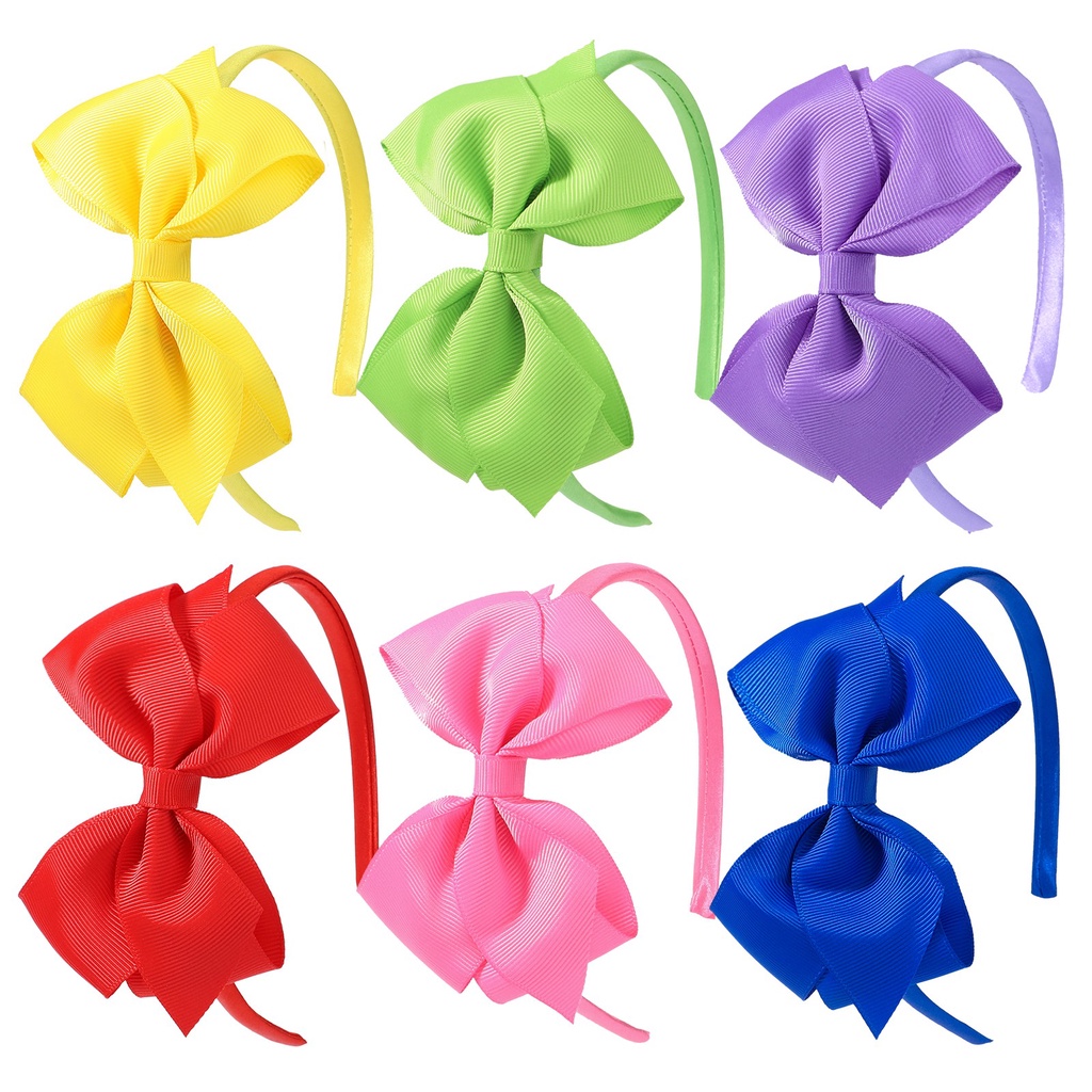 Set 6 cài tóc nơ KIDSBOWS thiết kế dễ thương cho bé gái