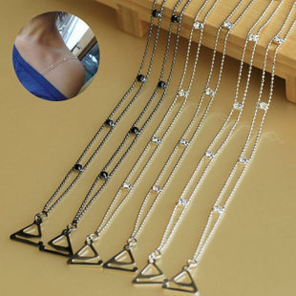 Cặp dây áo ngực đính đá nhiều màu sắc tùy chọn thời trang dành cho nữ
