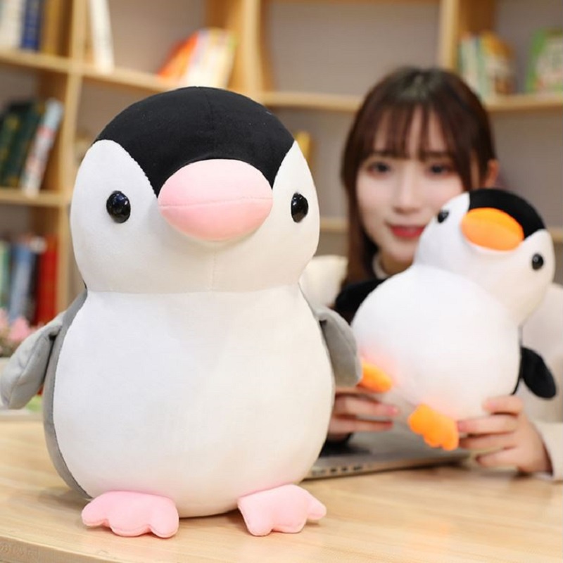 Gấu bông chim cánh cụt dễ thương, thú bông đồ chơi cao cấp