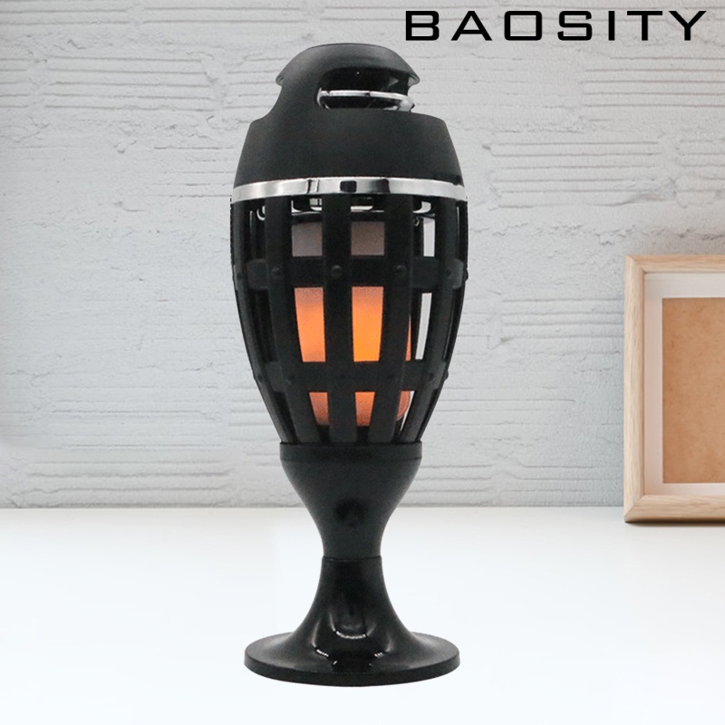 [BAOSITY*] Creative LED Bluetooth Flame Speaker USB Rechargeable Hi-Fi Sound 2000mA