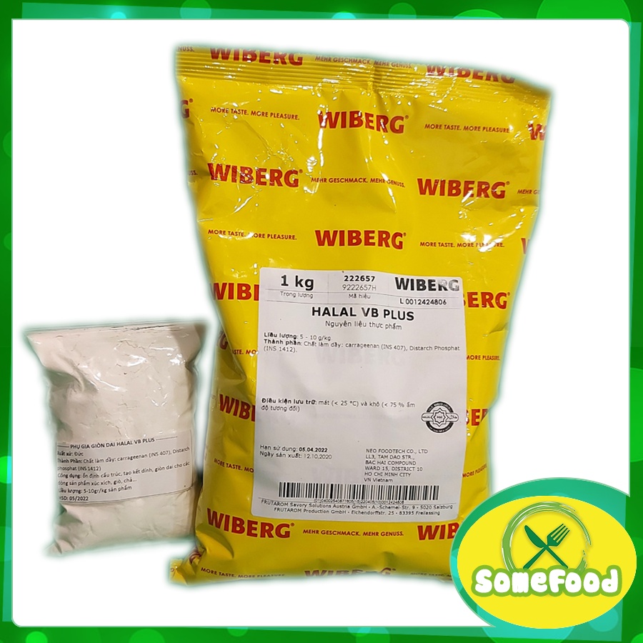 HALAL VB PLUS WIBERG - Phụ gia tạo giòn dai, tạo cấu trúc kết dinh cho xúc xích, giò chả.