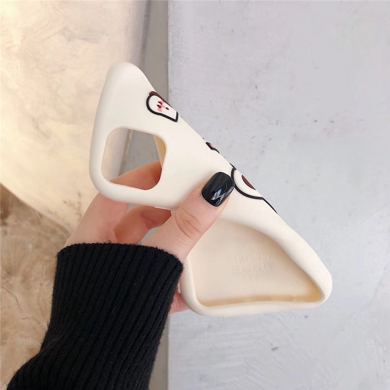 Ốp điện thoại bằng silicone hình con gấu /thỏ cho Iphone 11 Pro Max X XS MAX XR 7 8 6 6S Plus iphone 11 pro max