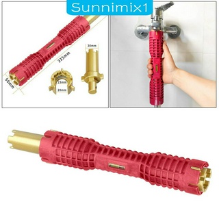 [Sunnimix1] Bộ cài đặt bồn rửa vòi tiện dụng đa chức năng Dụng cụ cầm tay ống nước 5 trong 1