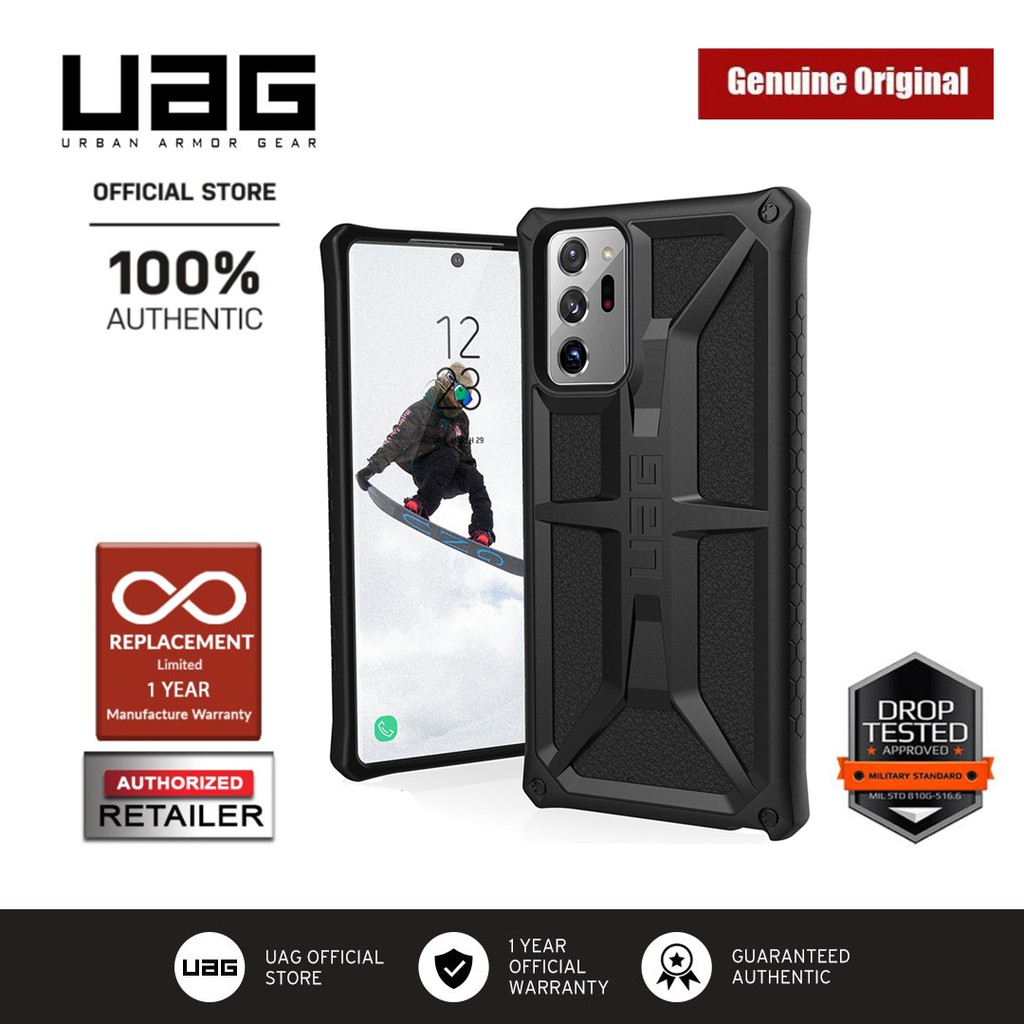 UAG Ốp Samsung Galaxy S20 Plus / Galaxy S20 / Galaxy S20 Ultra / S10E / S10 / S10+ / S8 / S9 Plus / Note 8/9 /Note 20 / Note 20 / Note 10 Plus Monarch Cover