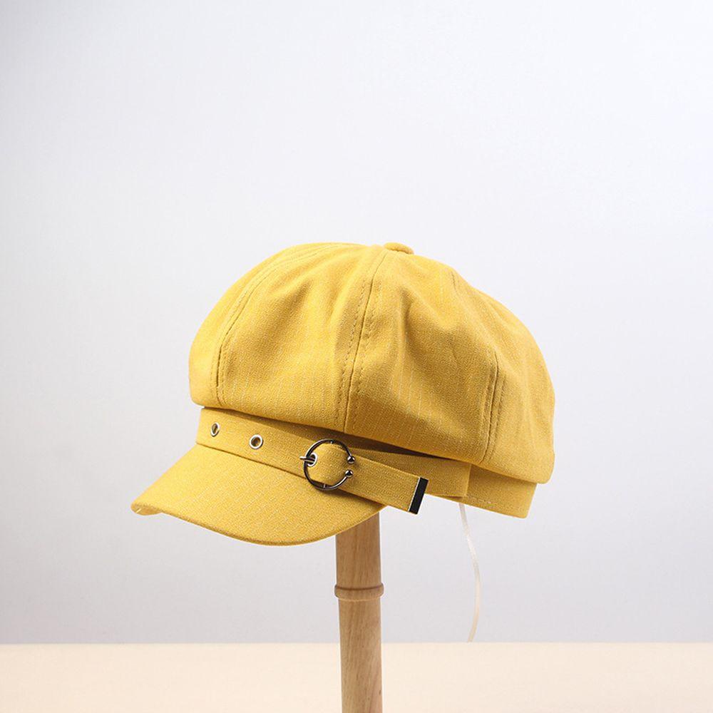 Mũ Beret Cotton Màu Trơn Thời Trang Hàn Quốc Cổ Điển