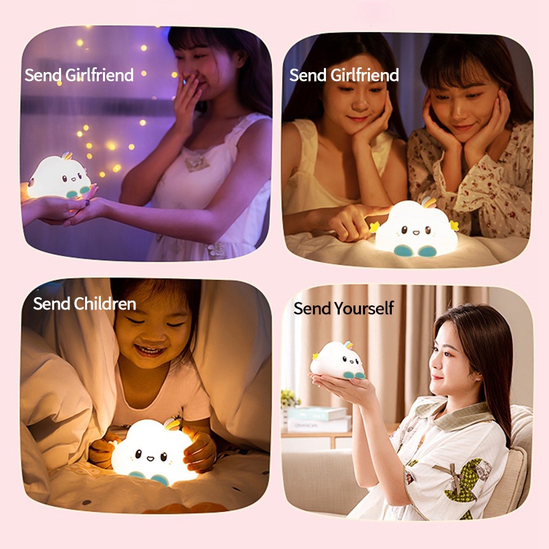 Đèn LED Ngủ Để Bàn Hình Đám Mây 3D