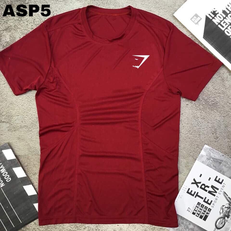 Áo thể thao nam Gym Shark phối sườn