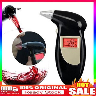 【Máy đo nồng độ cồn trong hơi thở
】Digital LCD Breath Alcohol Breathalyzer Analyser Tester Test Detector Keychain