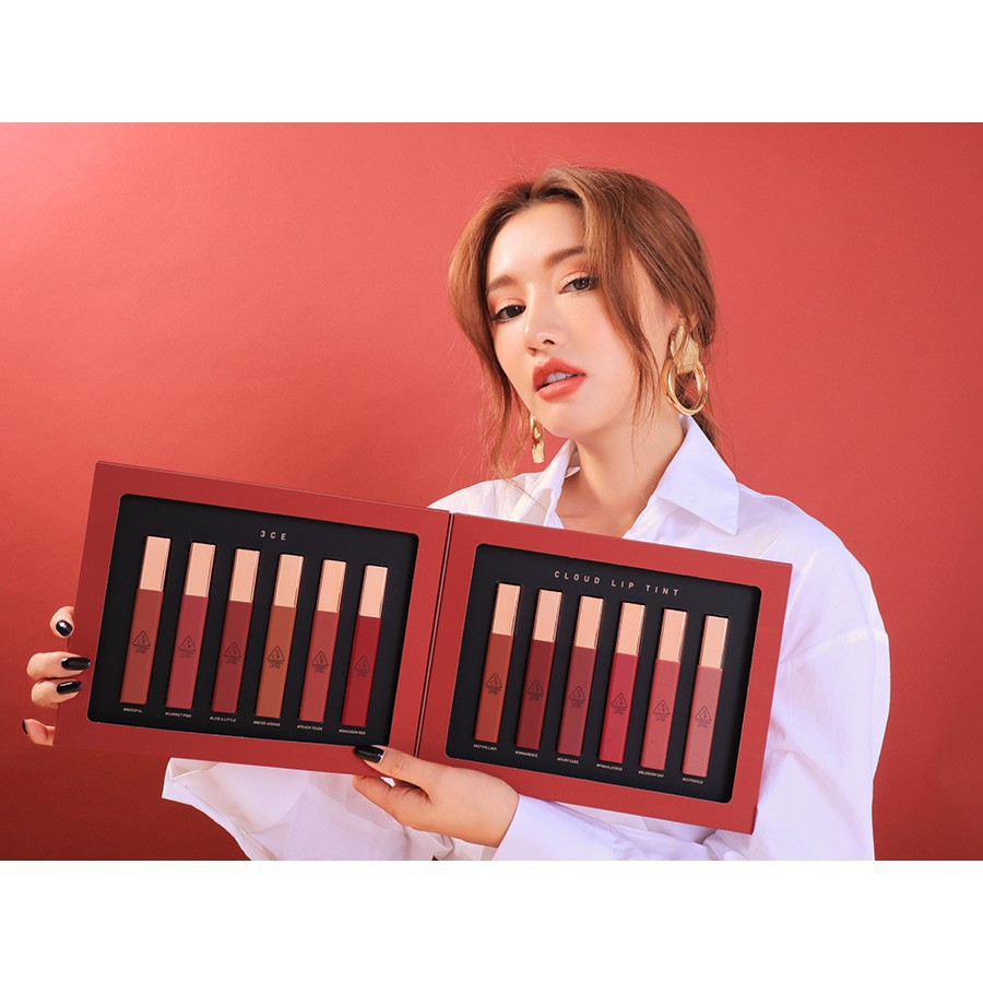 Son kem 3CE Cloud Lip Tint 2020 Full box
