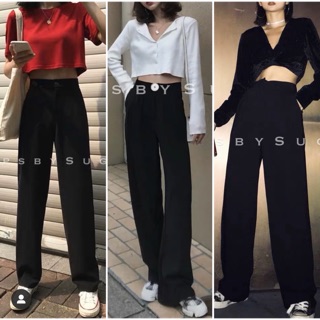 [THIẾT KẾ] Quần suông cạp cao kéo dài chân - by SugarG