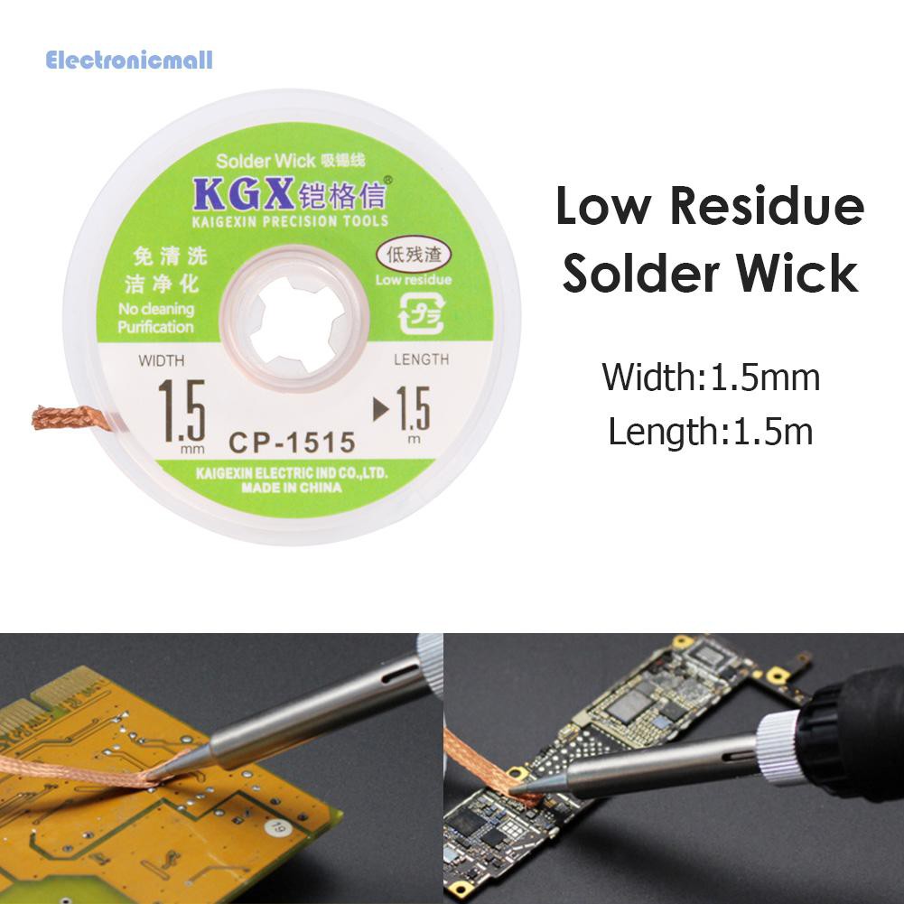 1.5m Length Desoldering Braid Solder Remover Wick Wire BGA Repair Tool꒪NICE