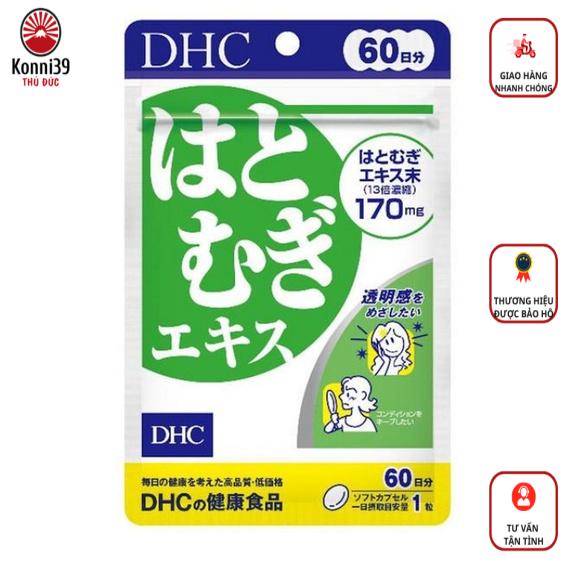 VIÊN UỐNG TRẮNG DA HATOMUGI DHC (GÓI 60 VIÊN DÙNG 60 NGÀY)