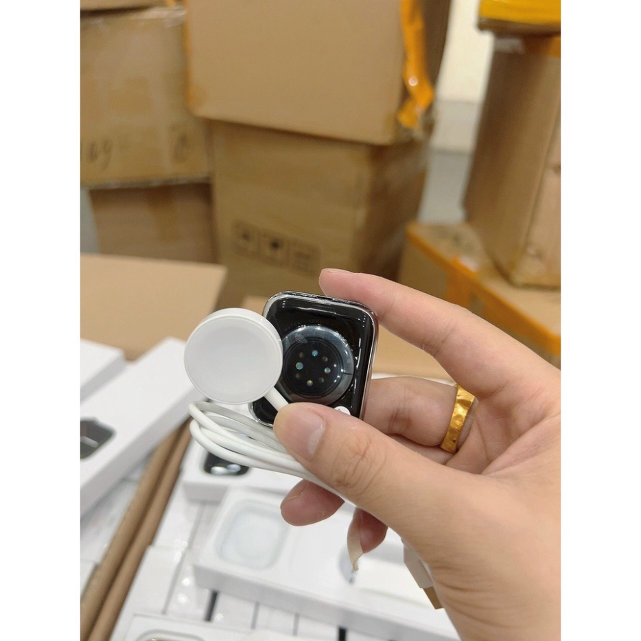 Đồng Hồ Thông Minh H9 Pro Phiên Bản Thép Cao Cấp Có Lẫy Giữ Dây, 2 Nút Vật Lý, Sạc Không Dây, Chơi Game, Pin Trâu