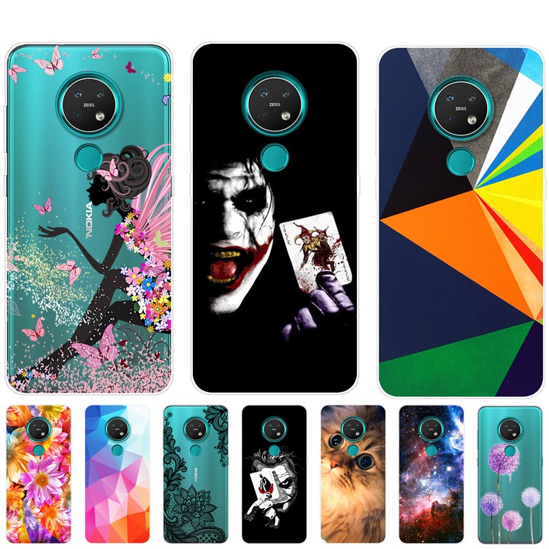 Ốp lưng điện thoại bằng TPU Silicone mềm dành cho Nokia 7.2