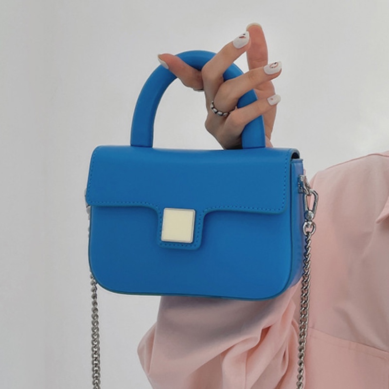 Túi Đeo Chéo mini Phối Dây Đeo Sợi Xích Thời Trang Cao Cấp Sang Trọng Cho Nữ