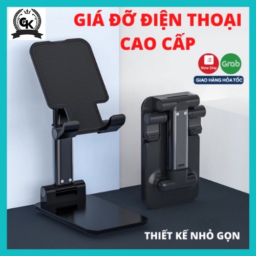 Giá đỡ điện thoại để bàn thông minh gấp gọn - Kẹp điện thoại bỏ túi đa nặng tiện dụng