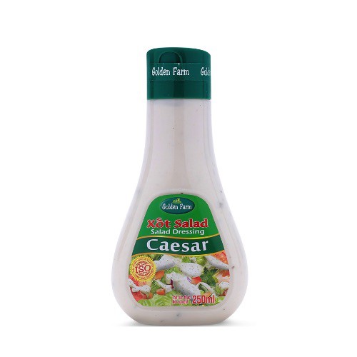 Xốt Salad Dressing Caesar hiệu Golden Farm chai 250ml