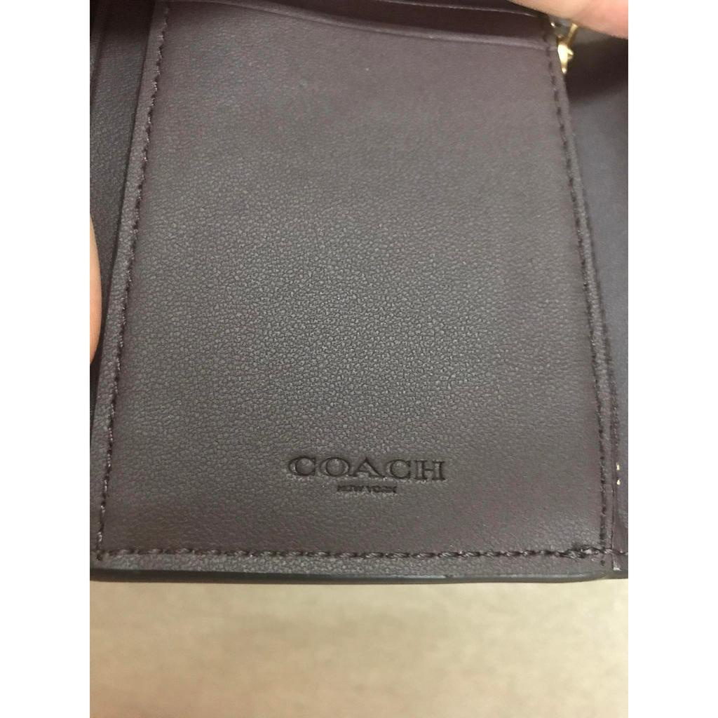 Ví gập 3 Coach 11cm x 10cm