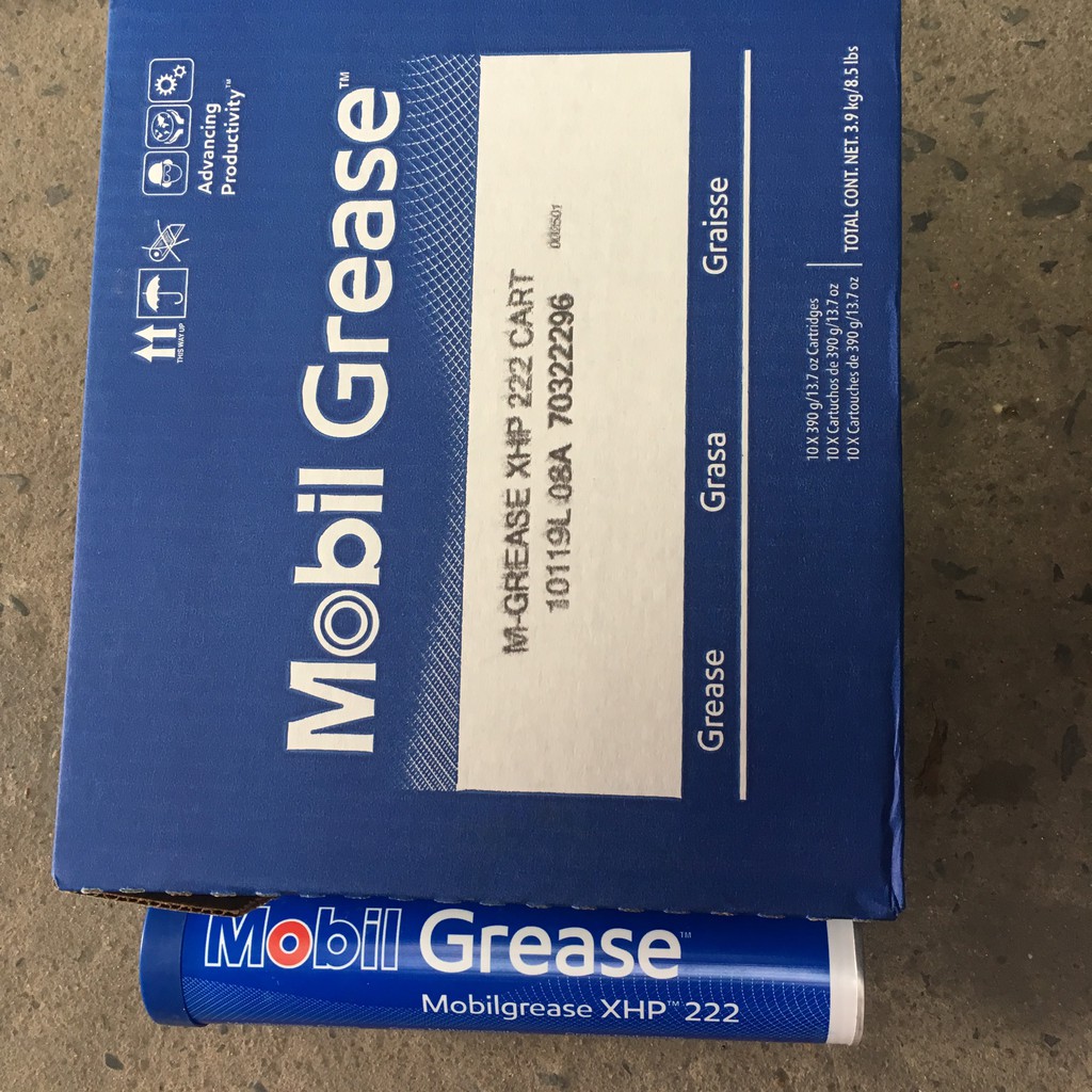 Mỡ cao cấp Mobilgrease XHP 222 390g - nhập khẩu từ Mỹ