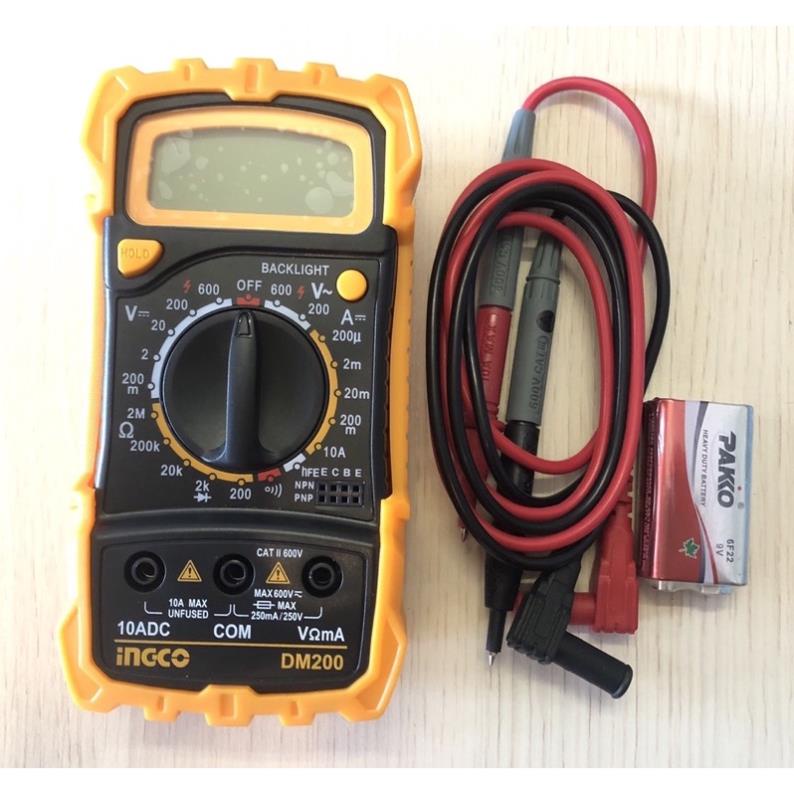 DM200 Đồng Hồ Đo Điện Vạn Năng INGCO