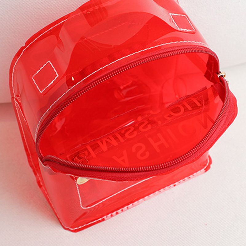 Balo Nhựa PVC Trong Suốt Thời Trang Cho Tuổi Teen