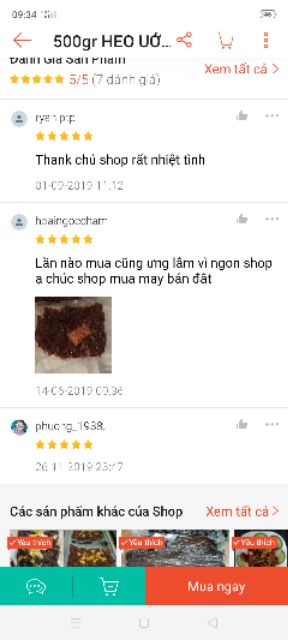 Heo ướt tỏi 500g loại đặc biệt thơm ngon | BigBuy360 - bigbuy360.vn