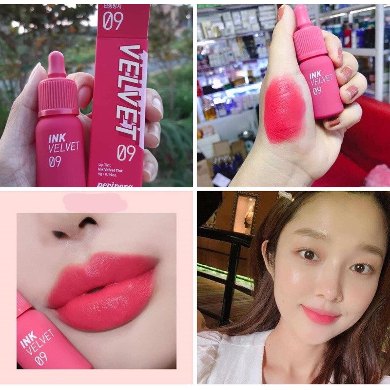 [CHÍNH HÃNG} Son Kem Lì Peripera Ink Velvet Lip Tint New 2019 màu 09- Hồng BABY siêu xinh