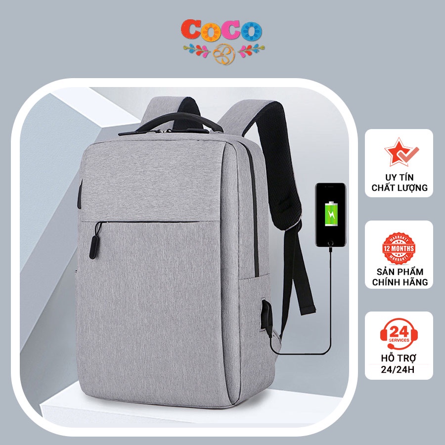 [THANH LÝ] Balo Laptop Nam Nữ Cao Cấp Vải Canvas Thời Trang Hàn Quốc - Balo Máy Tính 15.6 inch Đẹp Và Chống Sốc Chống Gù