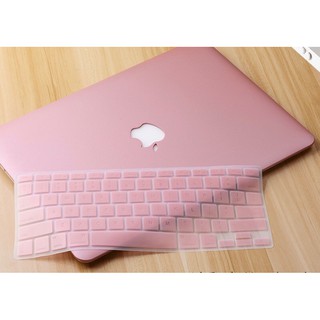 Case ốp cho macbook màu hồng champage (tặng phủ phím silicon)