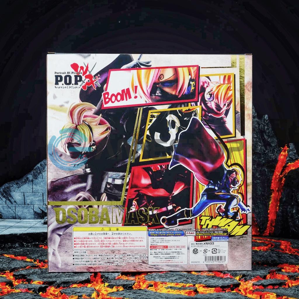 Mô hình Megahouse nhân vật Sanji Soba Mask Warriors Alliance Portrait of Pirates P.O.P dòng One Piece 22cm OPMH02