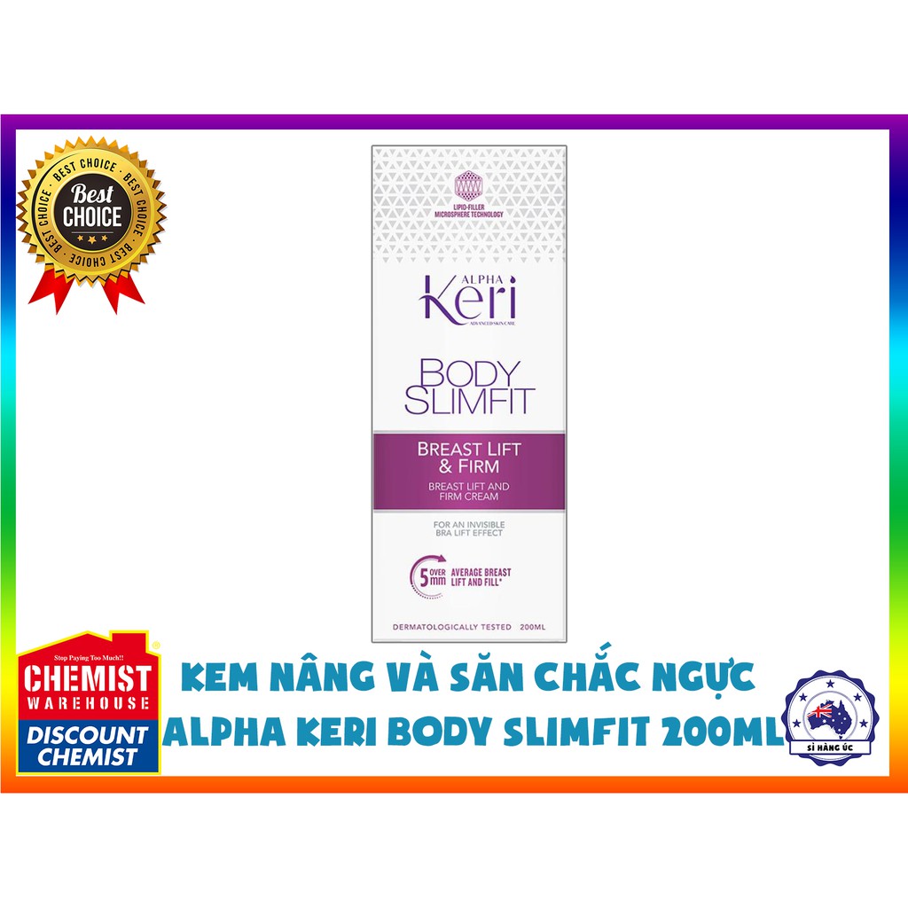 Kem nâng và săn chắc ngực Alpha Keri Body Slimfit 200ml