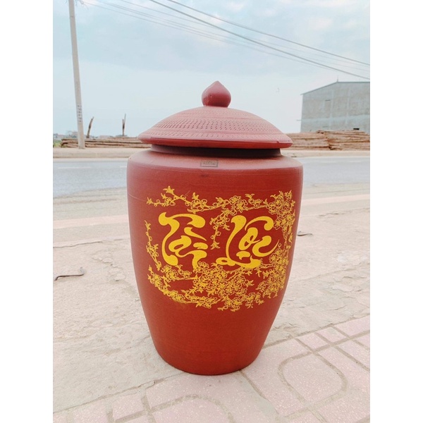Hũ đựng gạo Bát Tràng HÀNG TUYỂN CHỌN LOẠI 1, dung tích 10kg, 15kg