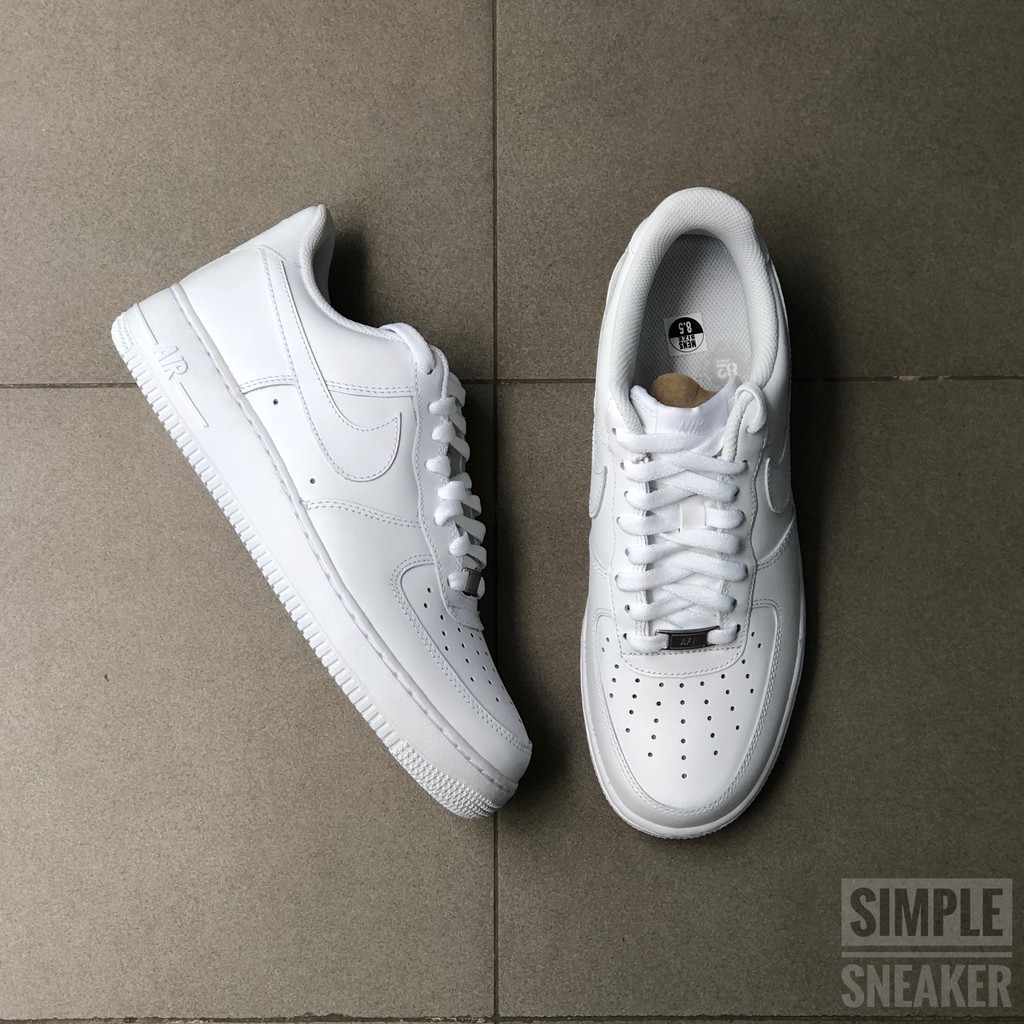 Giày Nike Air Force 1FREESHIP[AF1_Auth] Nike AF1 All White Chuẩn Auth Fullbox- Giày Sneaker Chính Hãng- Simple Sneaker