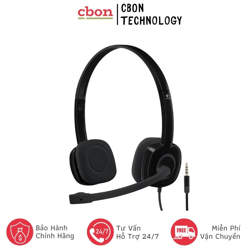 Tai nghe logitech H151 -CBon Technology- CB025 Hàng Chính Hãng Giá Tốt, Bảo Hành 12 Tháng, Bền Đẹp