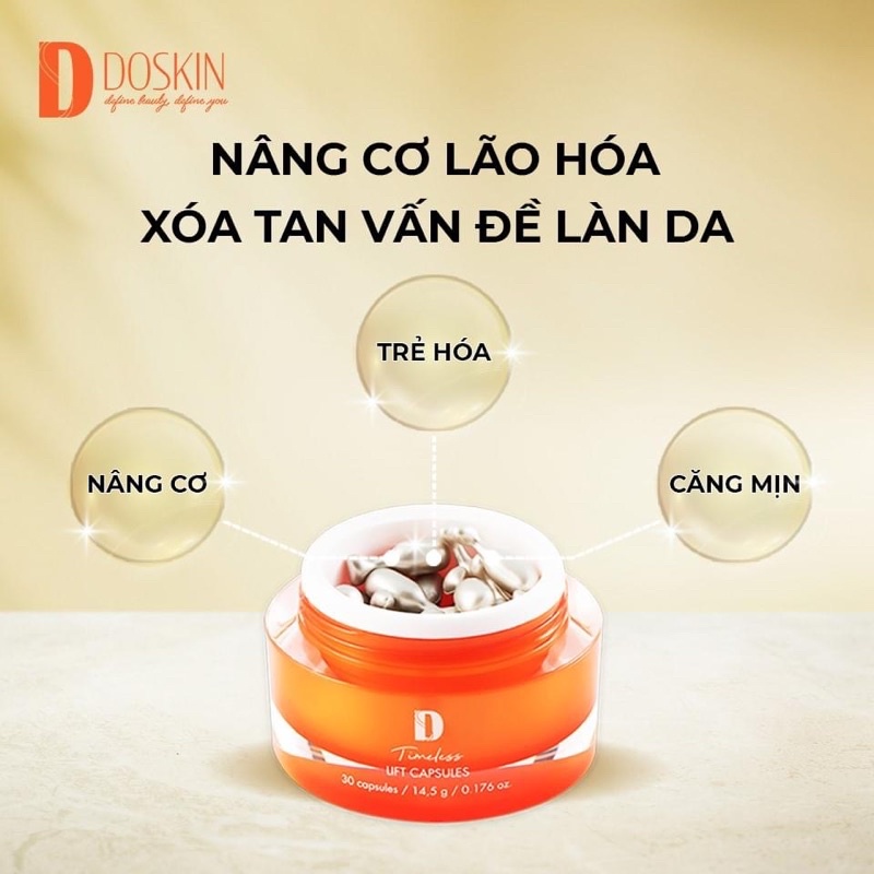 (TẶNG 10 Mặt Nạ Kèm Theo)Viên Nang Nâng Cơ Doskin Chăm Sóc Da Lão Hoá | BigBuy360 - bigbuy360.vn