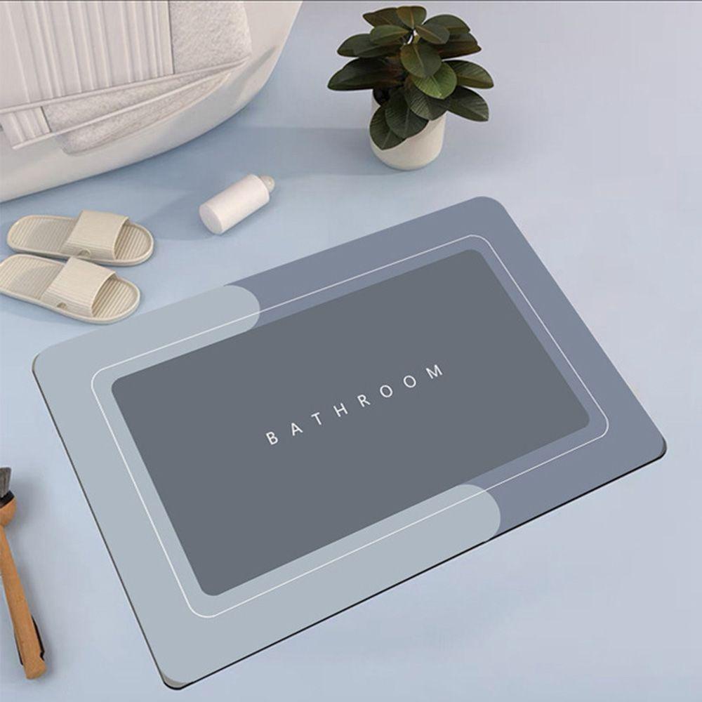 Thảm lót cửa chùi chân Mềm Mại Thấm Hút Tốt Chống Trượt Dành Cho Phòng Tắm