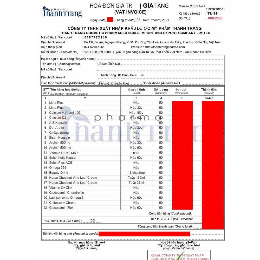 Viên uống Bổ não, tăng tuần hoàn não Ginkgo Kapseln 50mg (Hộp 60 Viên) -[Chính hãng Sanct Bernhard Đức ] | Thế Giới Skin Care