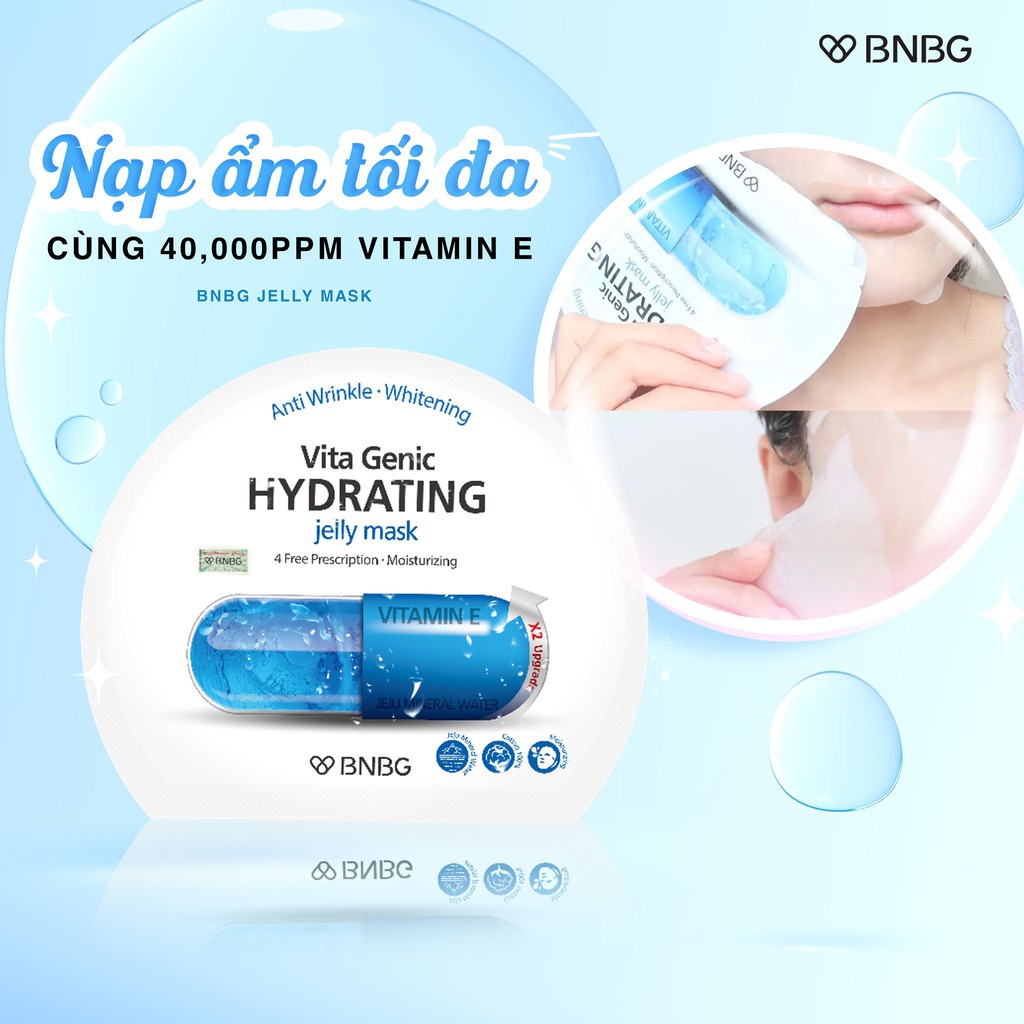 Mặt nạ giấy BNBG Vita Genic Hydrating Jelly Mask VitaminA, B, C, E