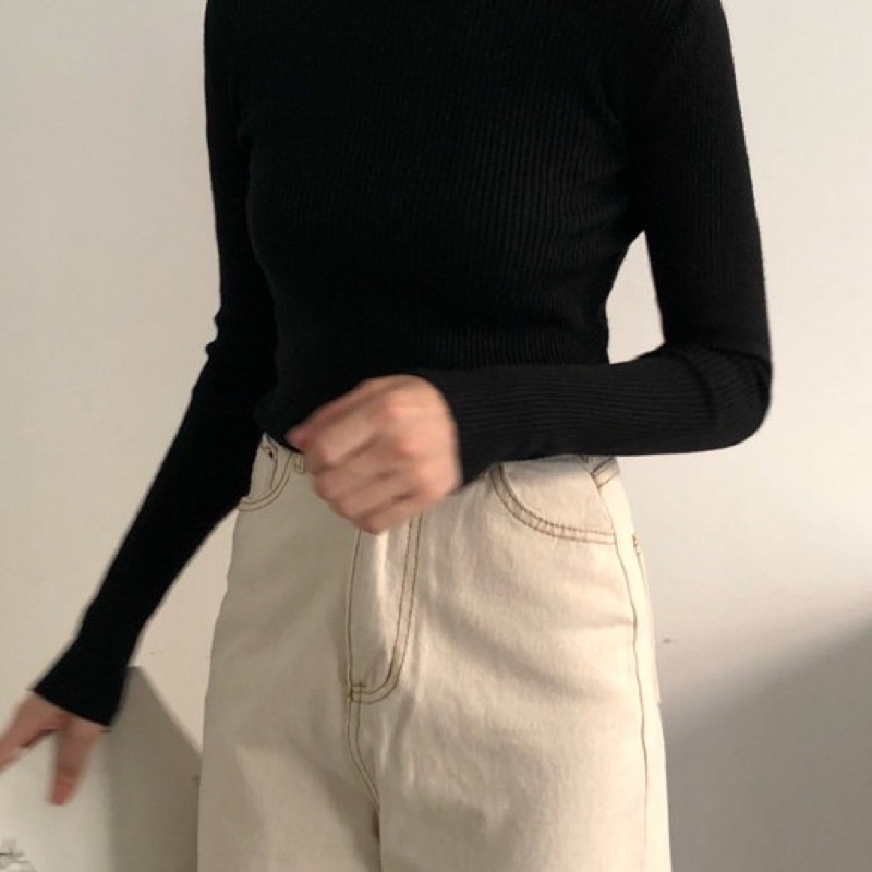 Áo len nữ cổ lọ Hàn Quốc | BigBuy360 - bigbuy360.vn