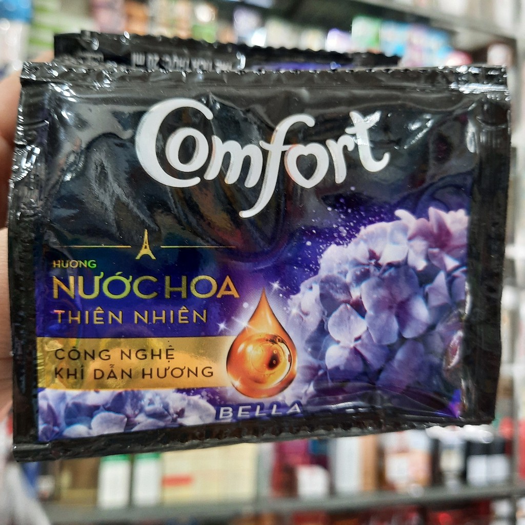 Nước xả vải Comfort nước hoa Bella dây 20ml x 10 gói