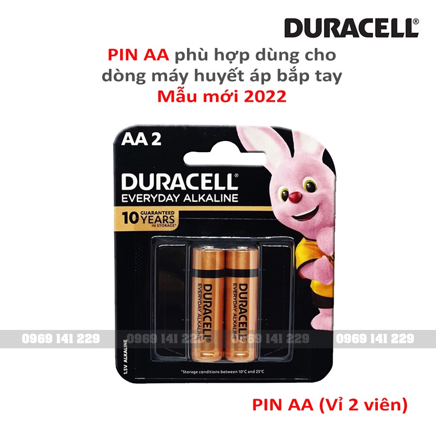 Pin Duracell AA Chính hãng ⚡ Vỉ 4 viên, sử dụng cho máy đo huyết áp bắp tay OMRON