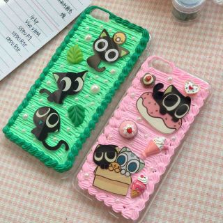 Combo 5 charm slime mặt lá xanh làm kẹp tóc