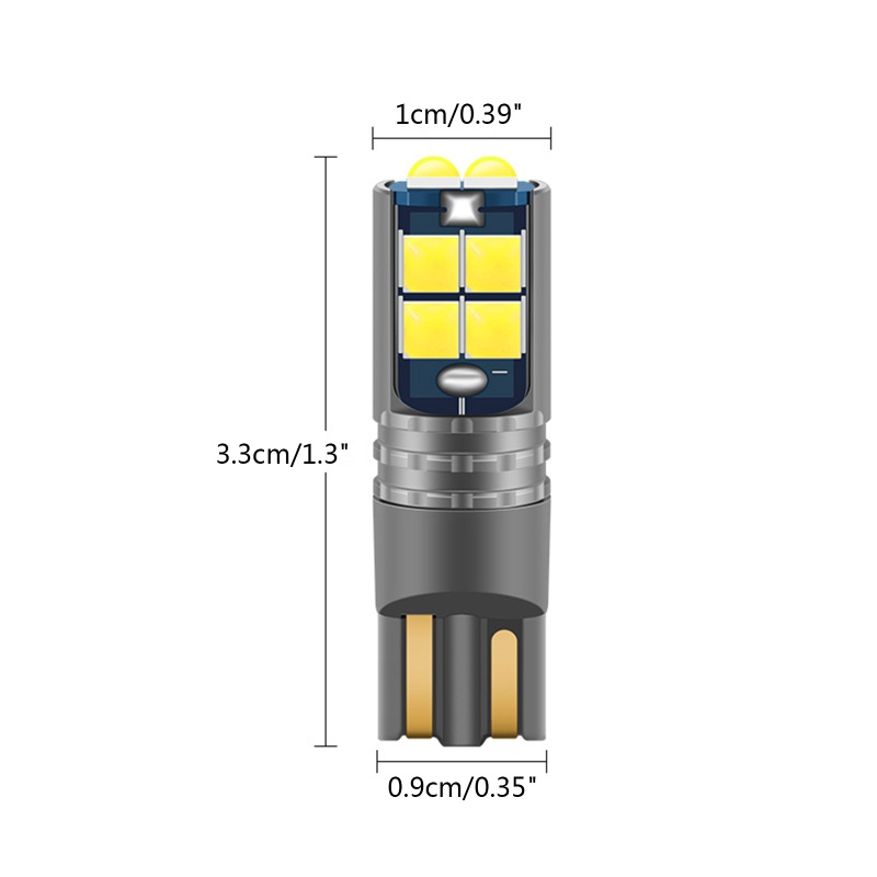 Đèn LED 600LM T10 10SMD Gắn Biển Số Xe Hơi / Xe Tải