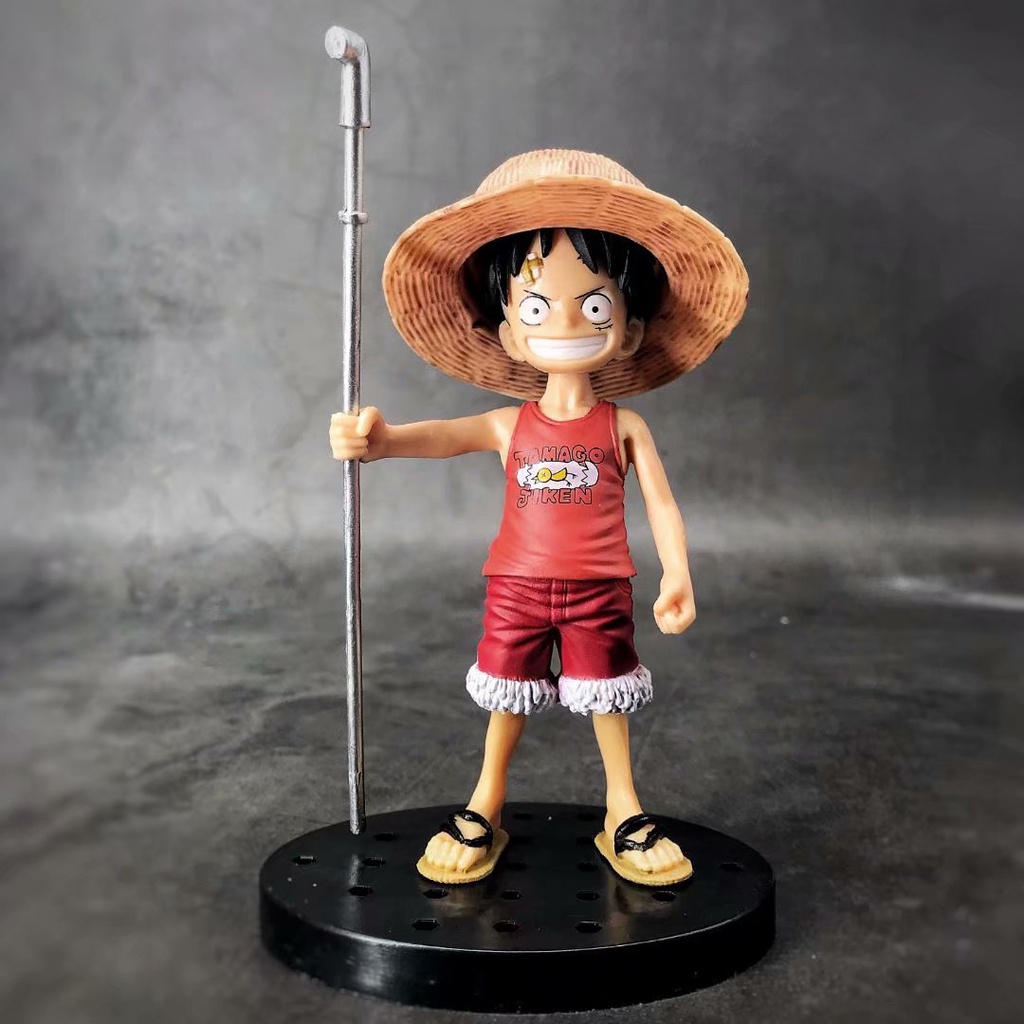 Mô Hình Nhân Vật One piece Luffy, ACE, Zoro, Trang Trí Bế cá, góc làm việc