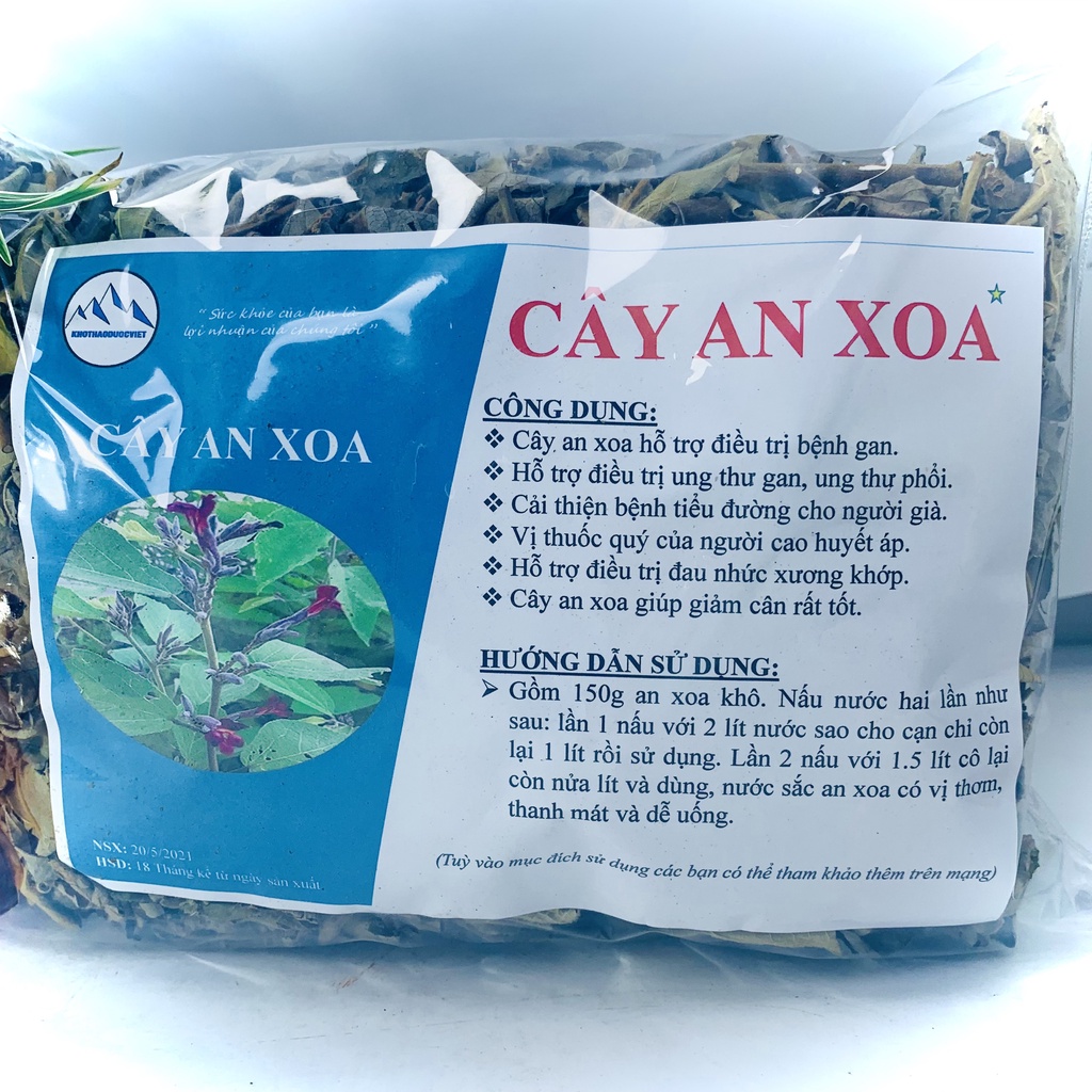 Cây An Xoa khô 1kg loại đẹp, thơm, sạch Mát gan, giải độc gan