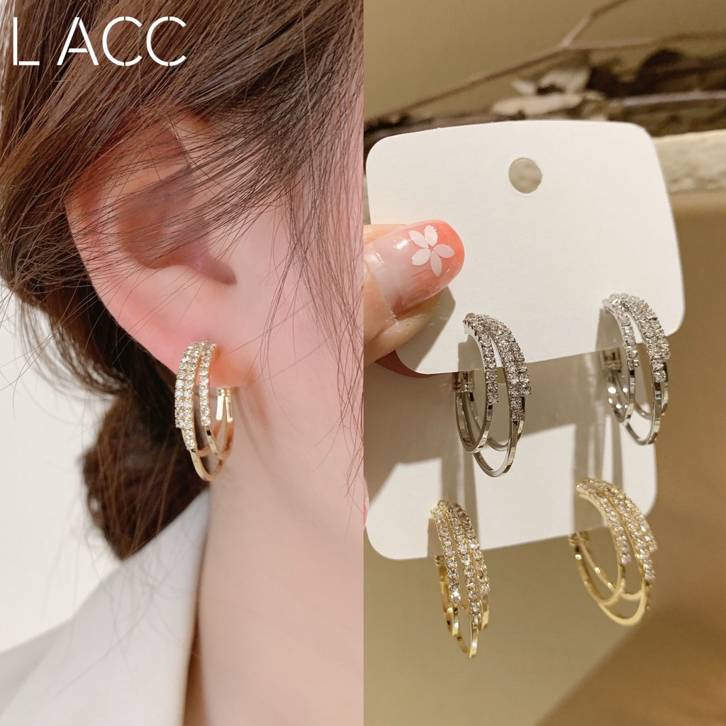 Bông tai mạ bạc 925 phong cách hàn quốc