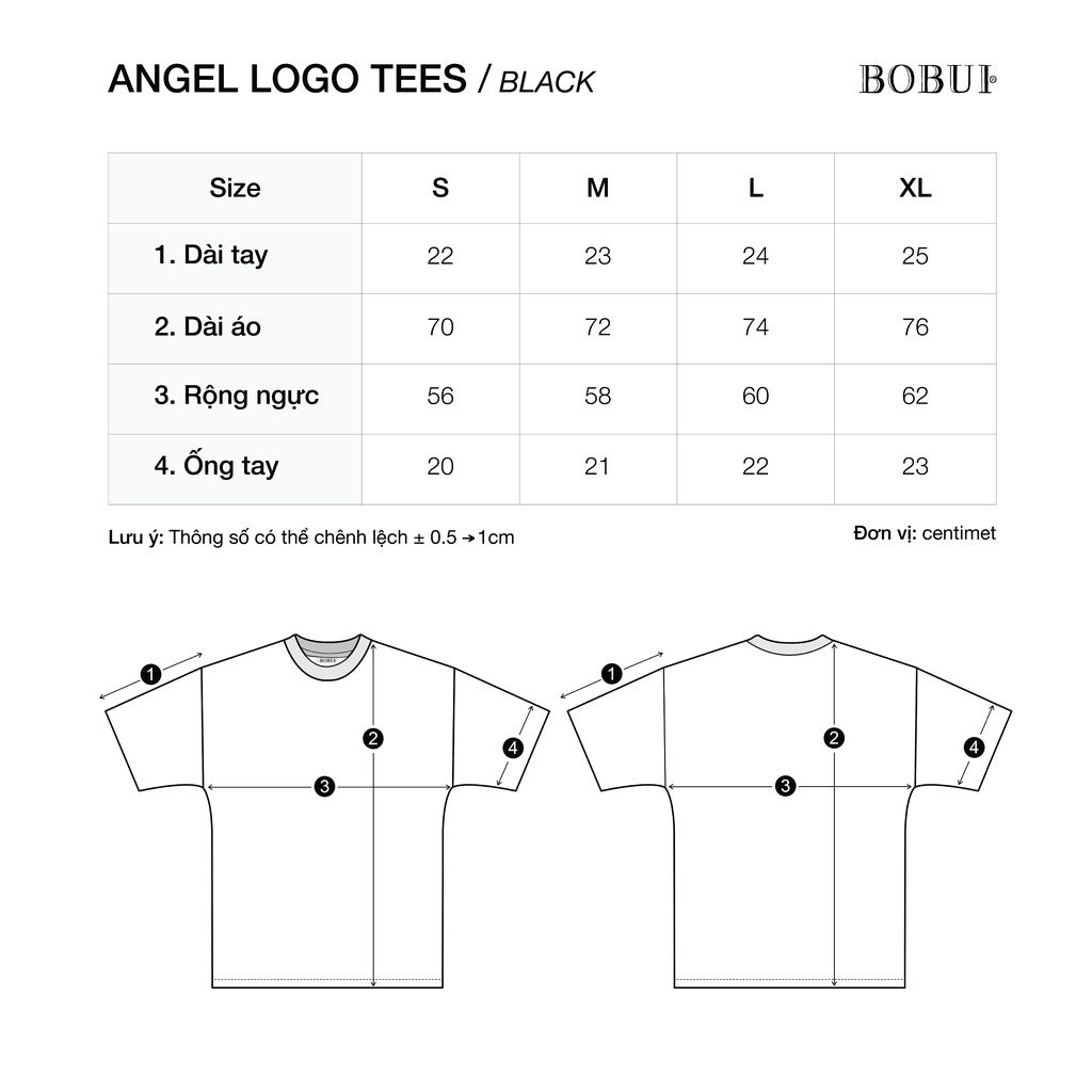 ANGEL LOGO TEES/ BLACK | BigBuy360 - bigbuy360.vn