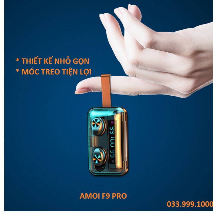 [Mã ELMS5 giảm 7% đơn 300k] Tai Nghe Bluetooth Amoi F9 Pro Max 2020